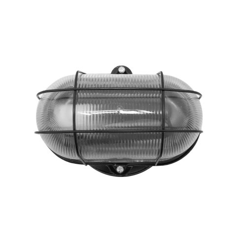 Arandela Tartaruga Luminária Preta Parede E27 60W Bivolt Interna e Externa