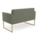 Ver imagem 4 de Sofá Namoradeira 2 Lugares Industrial Dourado Elisa Bouclê D03 - D'Rossi Cor Menta