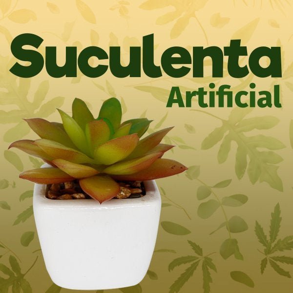 Suculenta Artificial Plantas Flor Mini Vasinhos Decorativos - 2