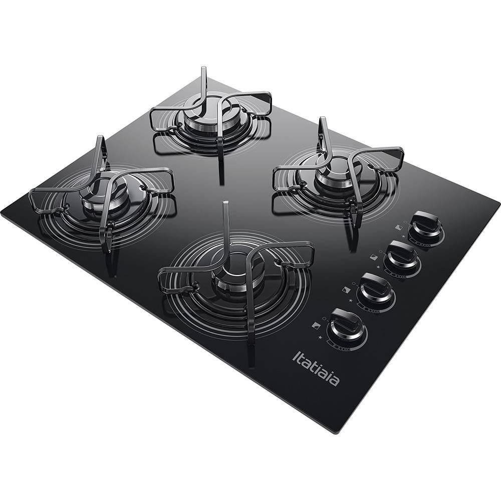 Kit Balcão Cozinha Moob com Cooktop Itatiaia 4 Bocas Preto à Gás Bivolt - 6