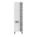 Ver imagem 3 de Paneleiro 2 Portas Almofada Americana e 5 Nichos 60cm TM1307 MDF Grazi Branco