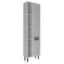 Ver imagem 7 de Paneleiro 2 Portas Almofada Americana e 5 Nichos 60cm TM1307 MDF Grazi Branco