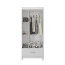 Ver imagem 6 de Conjunto de Guarda Roupa e Cômoda Piazza para Quarto Branco