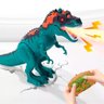 Dinossauro Controle Remoto Luzes Som Fumaça Dinossauro World - 3