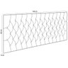 Cabeceira Cama Box Painel Casal Capitonê Amy L02 Linho Cru 140 cm - Lyam Decor - 4