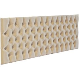 Cabeceira Cama Box Painel Casal Capitonê Amy L02 Linho Cru 140 cm - Lyam Decor - 1