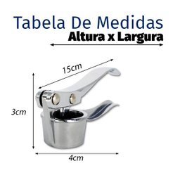 Amassador de Alho Triturador Amassador Moedor de Alho Manual - 6