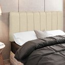 Ver imagem 2 de Cabeceira Cama Box Painel Queen 160 cm Dubai W01 Linho Cru - Lyam Decor