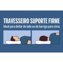 Ver imagem 2 de Travesseiro Fibras Siliconadas Pare c/ Suporte Firme p/Fronha (50x70) - Fibrasca