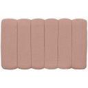 Ver imagem 4 de Cabeceira Cama Box Painel Solteiro 100 cm Dubai W01 Linho Rosê - Lyam Decor