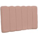 Ver imagem 5 de Cabeceira Cama Box Painel Solteiro 100 cm Dubai W01 Linho Rosê - Lyam Decor