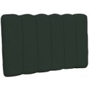 Ver imagem 5 de Cabeceira Cama Box Painel Solteiro 100 cm Dubai W01 Linho Verde Musgo - Lyam Decor