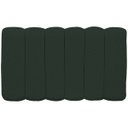 Ver imagem 4 de Cabeceira Cama Box Painel Solteiro 100 cm Dubai W01 Linho Verde Musgo - Lyam Decor