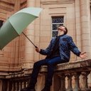 Ver imagem 4 de Guarda Chuva Automático Invertido Sombrinha de Bolsa Fazzoletti Verde Militar
