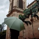 Ver imagem 2 de Guarda Chuva Automático Invertido Sombrinha de Bolsa Fazzoletti Verde Militar
