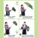 Ver imagem 5 de Guarda Chuva Automático Invertido Sombrinha de Bolsa Fazzoletti Verde Militar