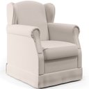 Ver imagem 4 de Poltrona de Amamentação com Balanço e Puff Elisa P02 Linho Cru - Lyam Decor