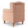 Poltrona Decorativa para Yara P02 Linho Rosê - Lyam Decor - 7