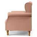 Ver imagem 6 de Poltrona Decorativa para Yara P02 Linho Rosê - Lyam Decor