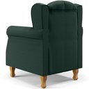 Ver imagem 6 de Poltrona Decorativa para Yara P02 Linho Verde Musgo - Lyam Decor