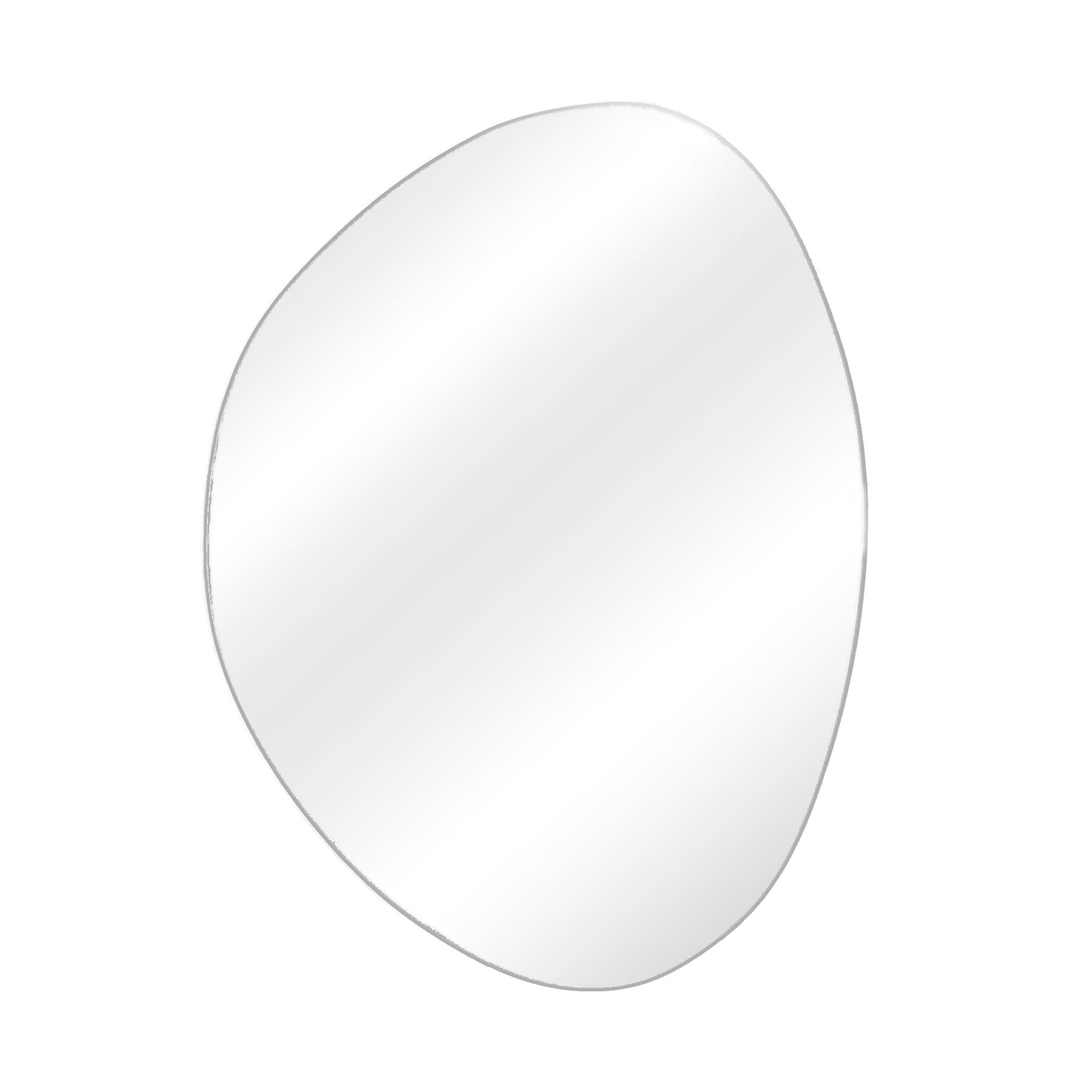 Espelho Multiuso Lapidado Fita Dupla Face 3M 52x38 cm Organico M