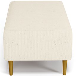 Puff Decorativo Sala de Estar Cléo W01 Pés Palito 90cm - 6