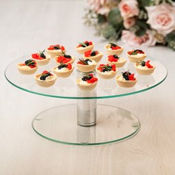 Prato Giratorio para Bolo F. Collection Ø30cm Boleira Vidro - 3