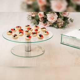 Prato Giratorio para Bolo F. Collection Ø30cm Boleira Vidro - 4