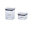 Ver imagem 2 de KIT 6 Potes Herméticos Quadrados 480/1000ml Empilhável Paramount