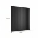 Ver imagem 3 de Painel para TV até 65 Polegadas MDF 270cm x 220cm Preto