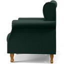 Ver imagem 7 de Kit 2 Poltronas Decorativas para Yara P02 Linho Verde Musgo - Lyam Decor
