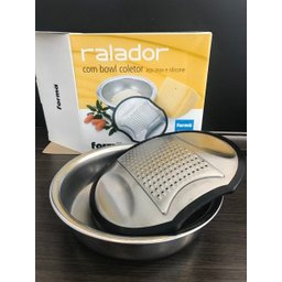 Ralador de Queijo Com Coletor Em Inox 20Cm Forma Inox - 3