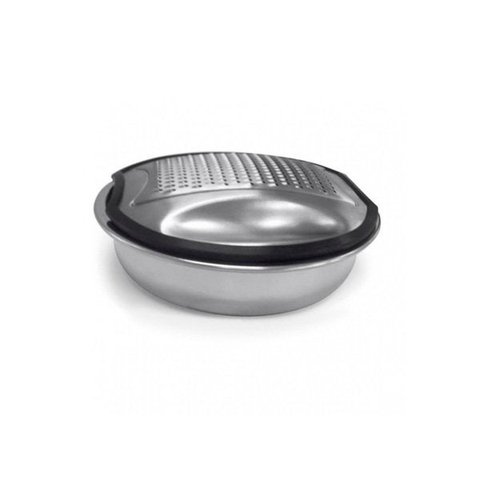 Ralador de Queijo Com Coletor Em Inox 20Cm Forma Inox
