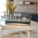 Ver imagem 3 de Aparador Espelhado Grande Vidro e MDF 60x38x12cm Forma Inox