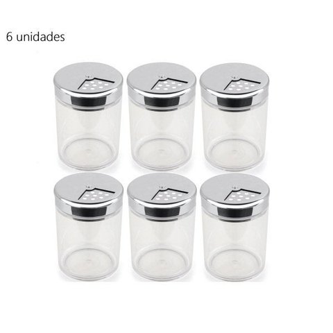 Pote Para Temperos Queijo Orégano Farinha Multiuso 330ml