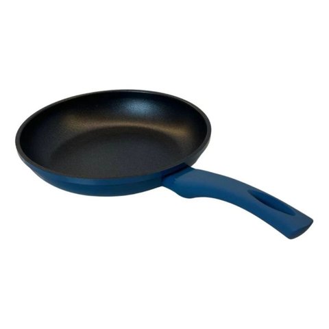 Frigideira Ceramica Antiaderente Frita sem Óleo Indução Azul