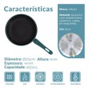 Ver imagem 6 de Frigideira Ceramica Antiaderente Frita sem Óleo Indução Azul