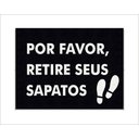 Ver imagem 1 de Tapete Capacho por Favor Retire Seus Sapatos