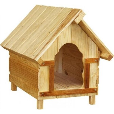 Casinha para Cães/gatos Tam 3 Madeira