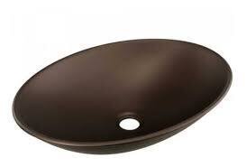 Cuba Oval de Apoio Marrom Fosco - Enkel - 1