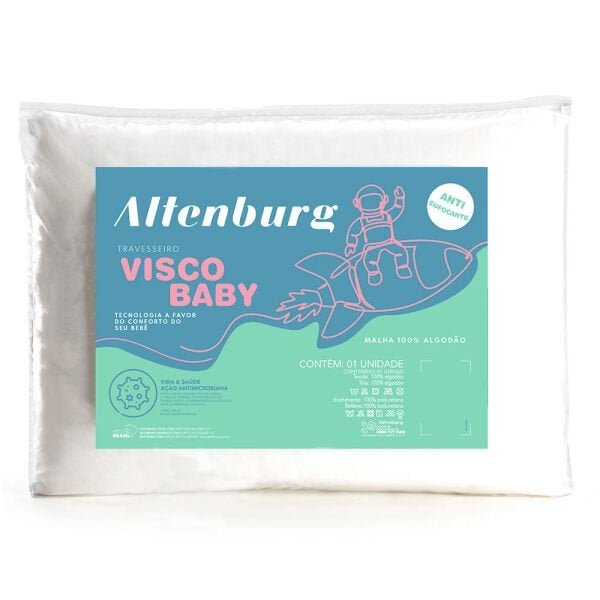 Travesseiro para Bebê Altenburg Visco Baby Kids Meninos - 1