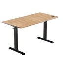 Ver imagem 2 de Mesa com Regulagem de Altura Elétrica Elements Misch Pro - Preto e Carvalho