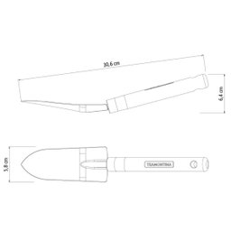 Kit Conjunto Jardinagem 3 Peças Cabo Madeira | Tramontina - 6
