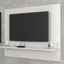 Ver imagem 4 de Painel para Tv até 46 Polegadas com Prateleira Topázio Branco Acetinado