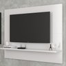 Painel para Tv até 46 Polegadas com Prateleira Topázio Branco Acetinado - 4