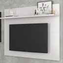 Ver imagem 2 de Painel para Tv até 46 Polegadas com Prateleira Topázio Branco Acetinado