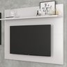 Painel para Tv até 46 Polegadas com Prateleira Topázio Branco Acetinado - 2