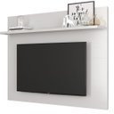 Ver imagem 1 de Painel para Tv até 46 Polegadas com Prateleira Topázio Branco Acetinado