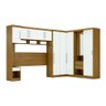 Dormitorio Modulado Módena Composição 18 Casal Demobile Amêndola/Branco Cestaplus - 2