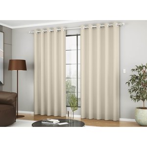 Cortina Blackout Corta Luz para Quarto Sala ou Escritório 4,00 X 2,50 Siena - Bene Tu:cappuccino